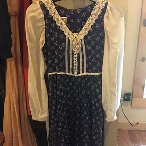 Gunne Sax floral dress
